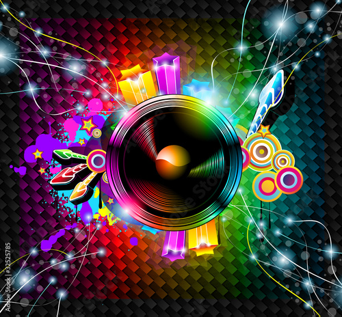 Disco Event Background