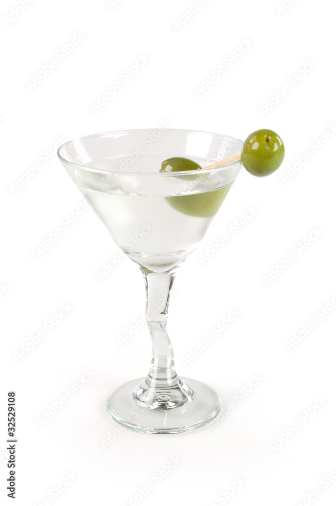 gardin Articulation spion cocktail Martini bianco Stock Photo | Adobe Stock