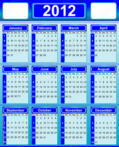 Calendar 2012