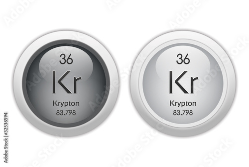 Krypton - two glossy web buttons