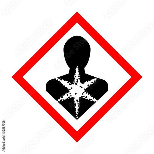 Gefahrensymbol - Gesundheitsgefahr