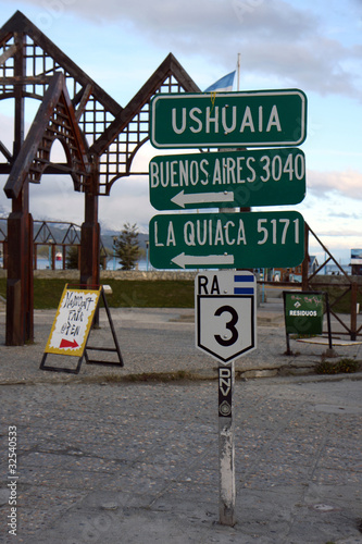 Ushuaia sign, Argentina