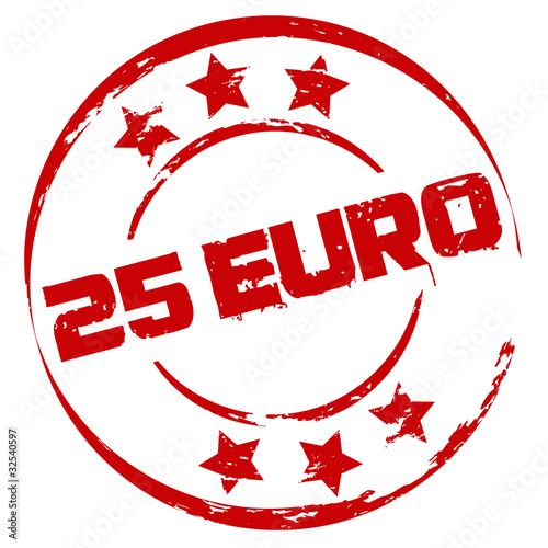Stempel: 25 Euro