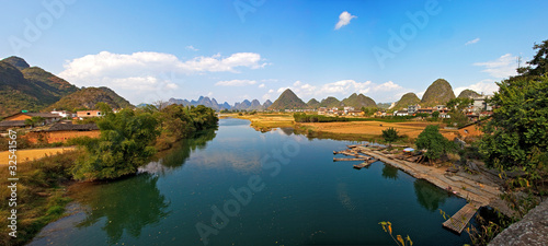 Panoramic of Yangshuo  China