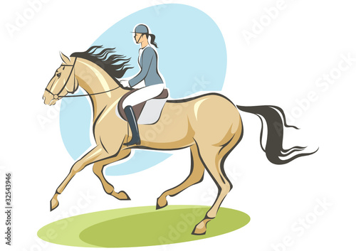 rider on a horse © Zubada