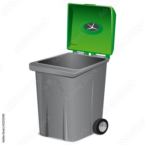 poubelle verte