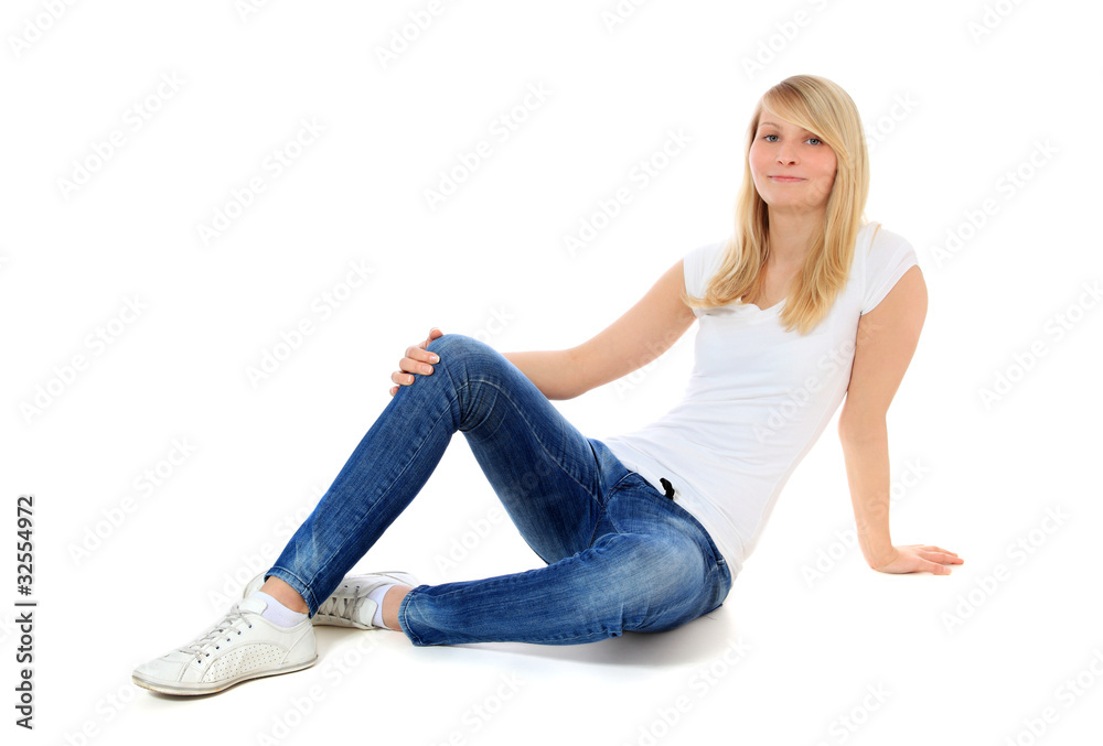 Attraktive junge Frau