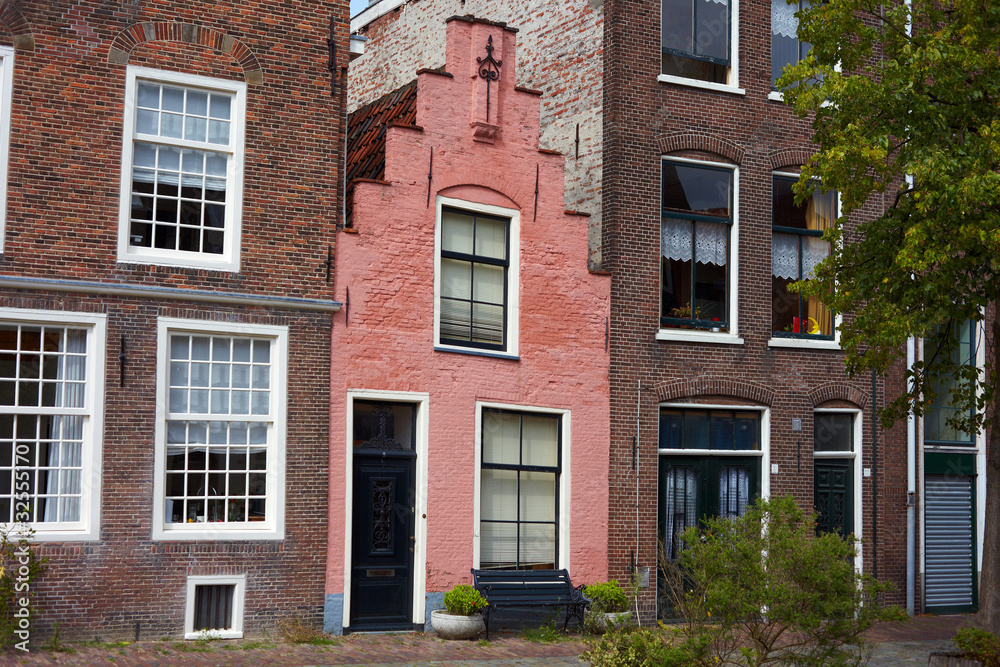 Häuserfront in Holland