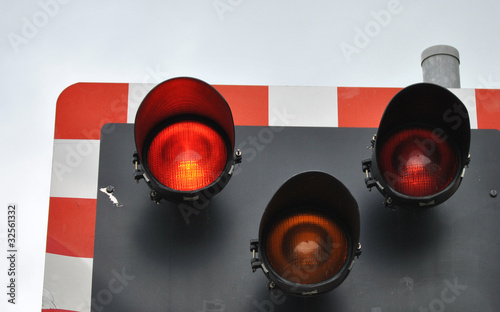 Railway Level Crossing Signal Warning Lights Stock Photo Adobe Stock