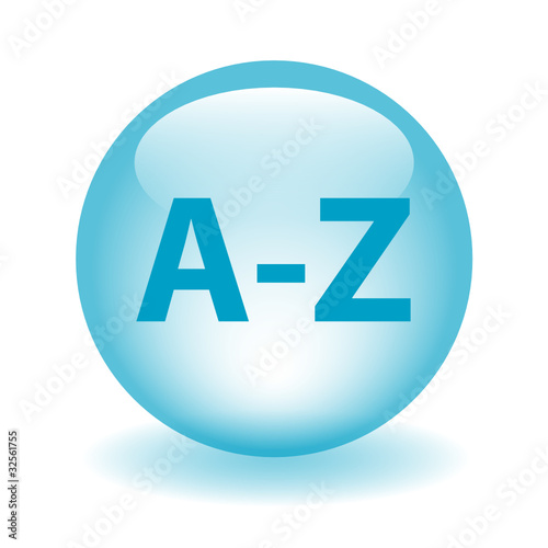 A-Z Web Button (search products catalogue directory dictionary)