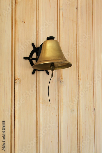 Dinner Bell on panel wall