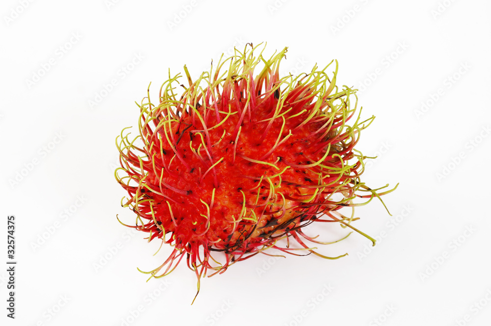 Naklejka premium rambutan shell