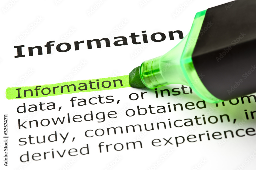 Dictionary definition of the word Information Dictionary definition of the word Information