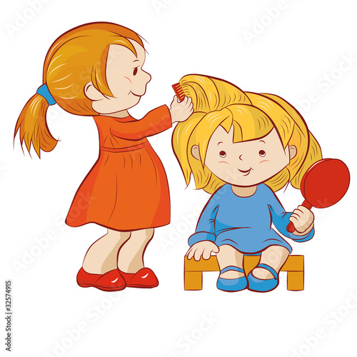 Two little girls