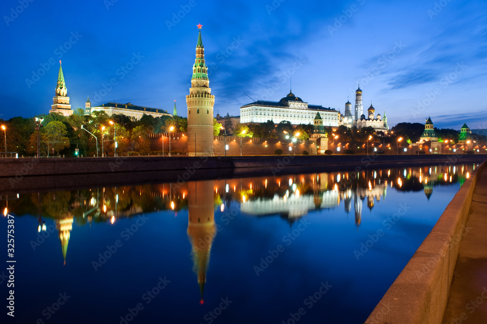 The Moscow Kremlin in the morning