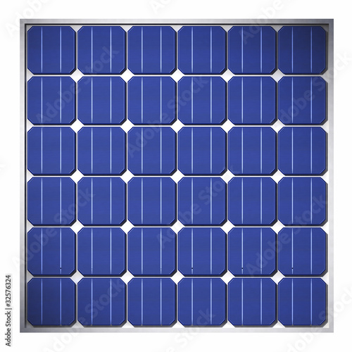 3d Solar panel front
