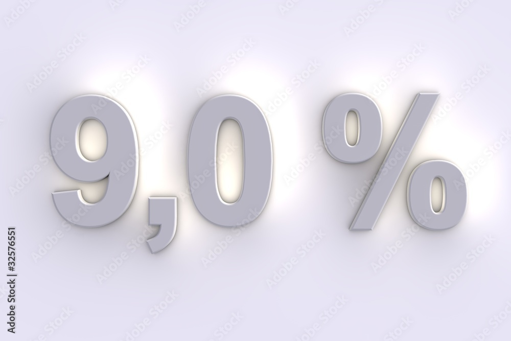 9,0 % 9,0 %