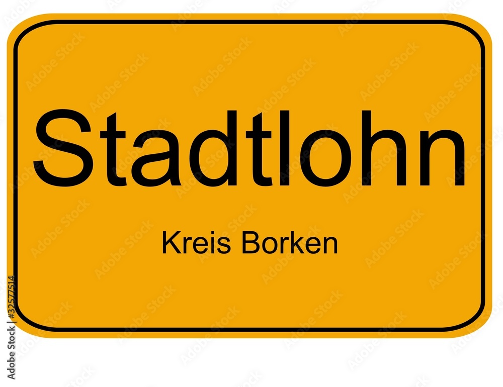 Ortseingangsschild Stadtlohn
