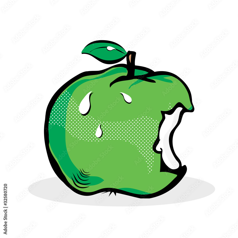 pop art apple