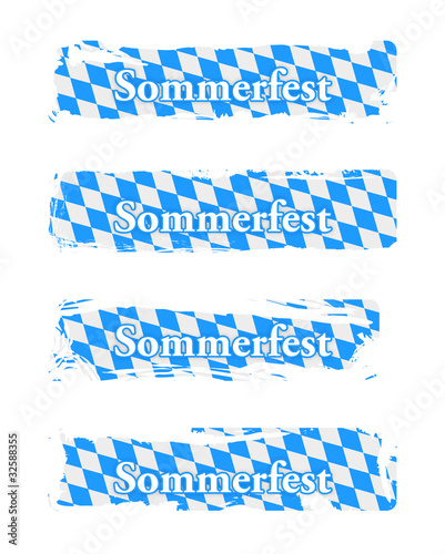 Sommerfest - Banner Bayern