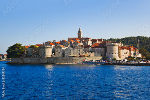 Town Korcula at Croatia