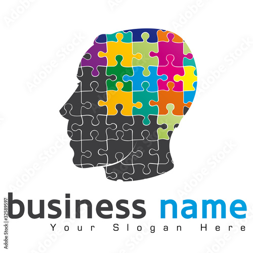 logo business puzzle