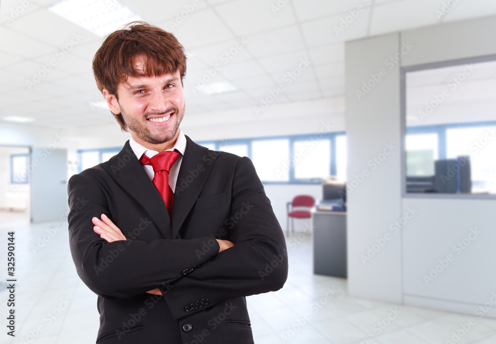 Friendly businessman