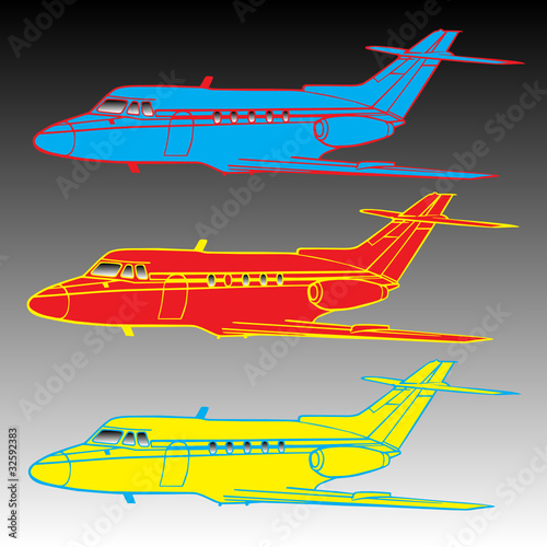 air plains vector illustration