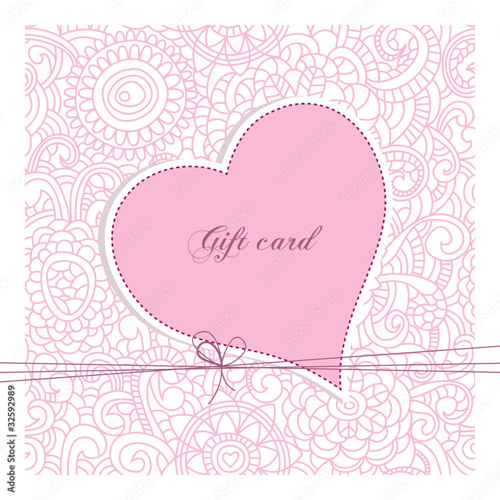 Vector gift card Vector gift card