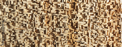 Wooden wall