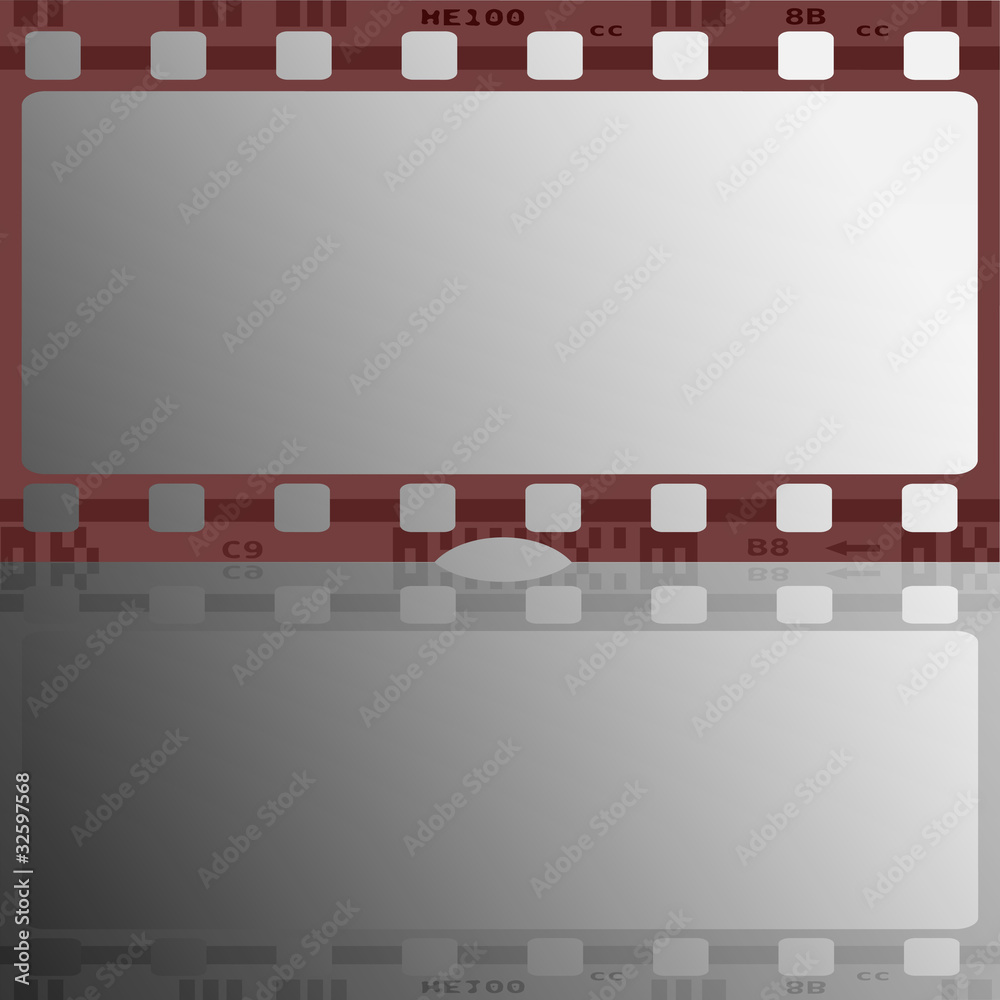 Film strip reflection