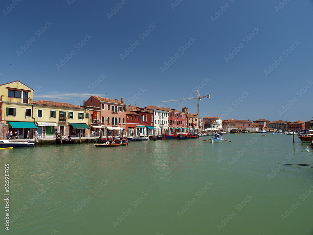 View of Canal Grande di Murano, Venice, Italy
