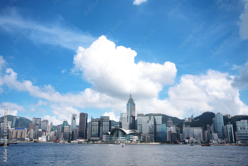 Obraz premium Hong Kong skylines