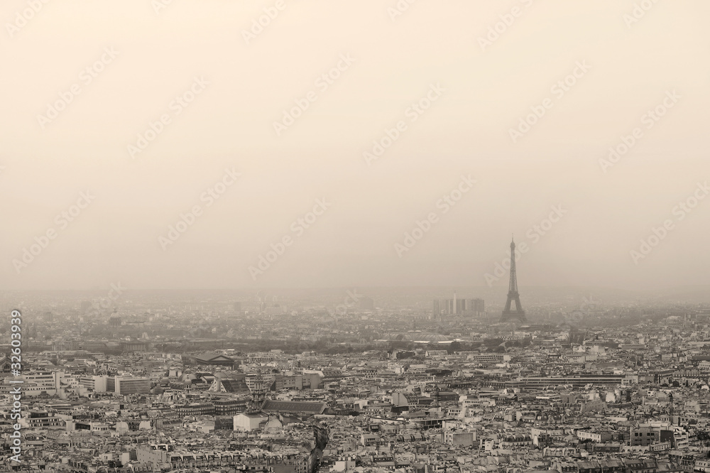 Paris cityscape