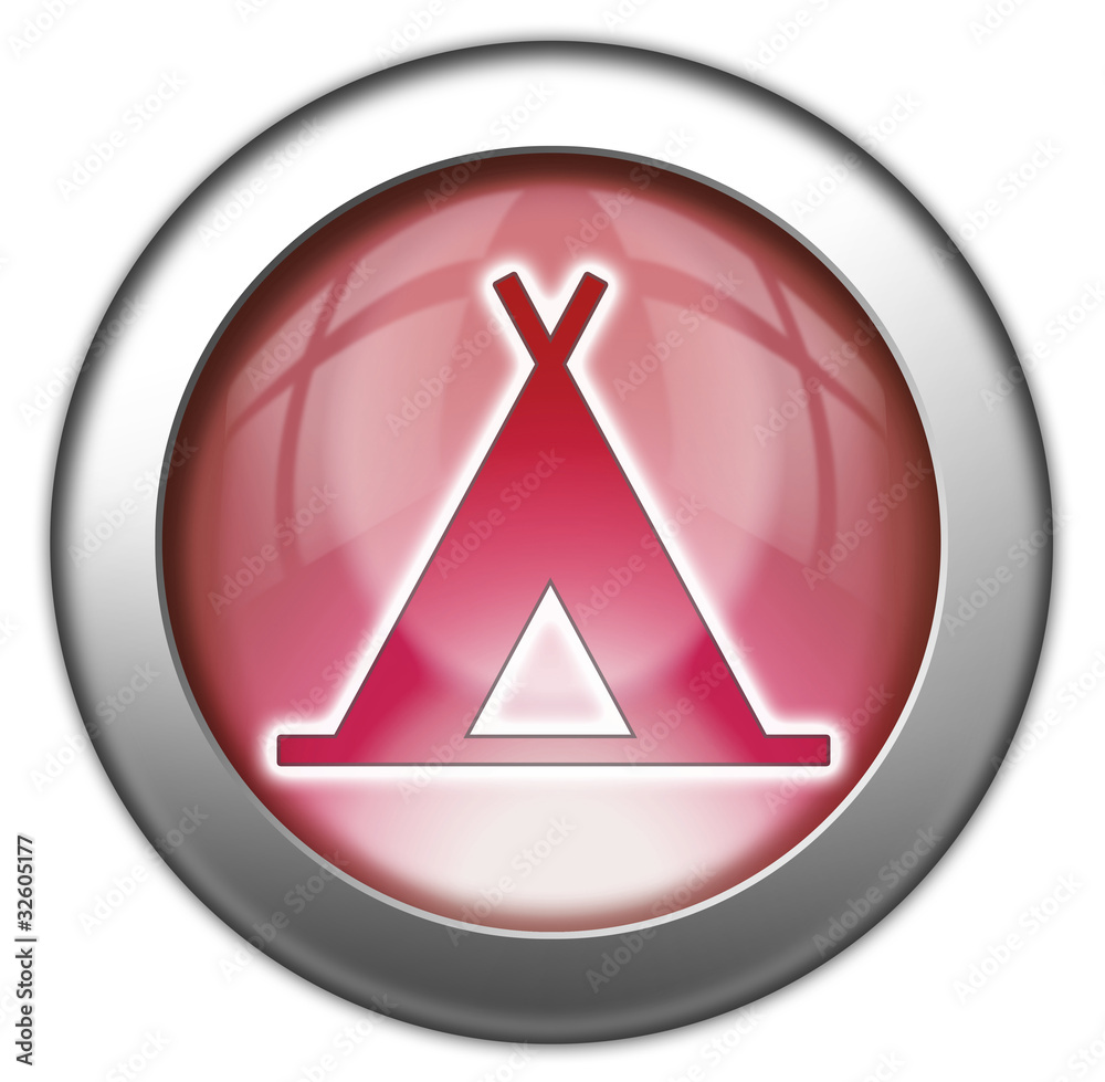 Red glossy 3D effect button Red glossy 3D effect button