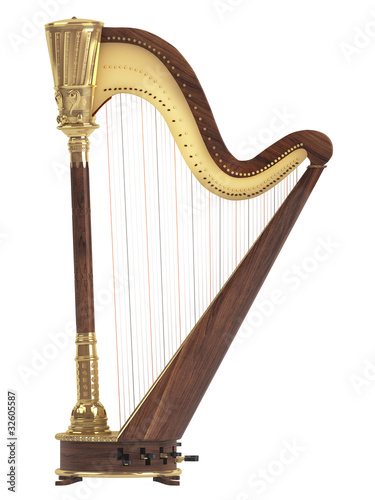 Valokuvatapetti Harp