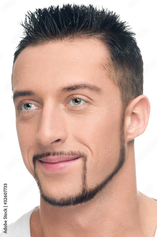 Obraz premium Young handsome man face