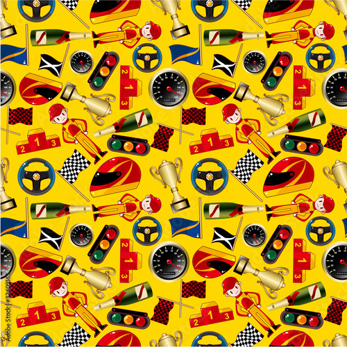 seamless f1 pattern