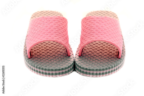 Pair of pink sandals