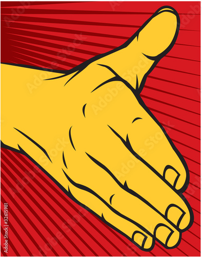 open hand