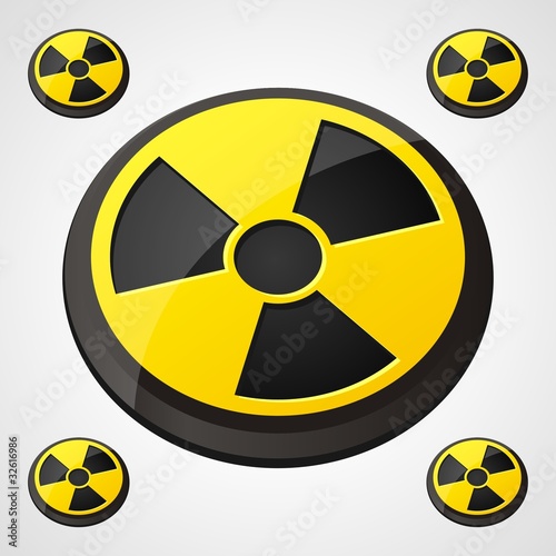 Radiation Round Sign