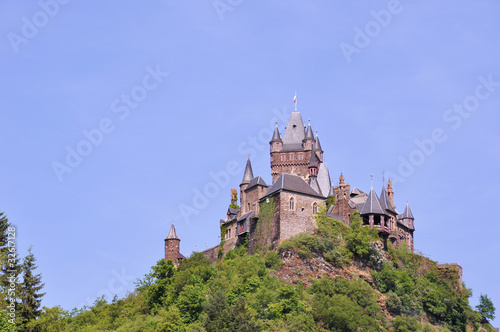 German castle on top of a hill