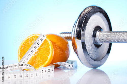 Weight loss, fitnes and Dumbell