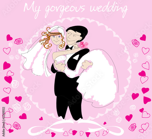 Happy bride