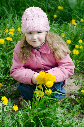 Portrait of the little girl