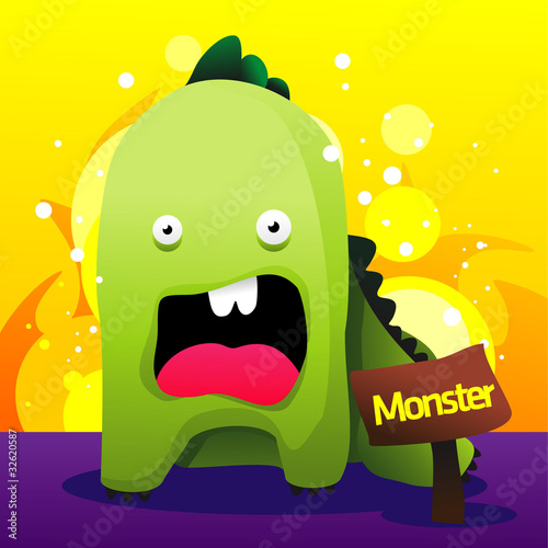 mounstruo en vector