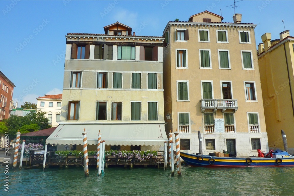 Traditional Venetian houses, Italy