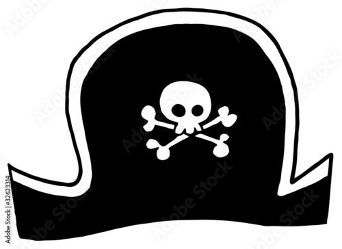 Black Pirate Hat