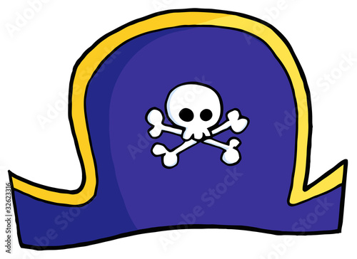 Pirate Hat On A White Background