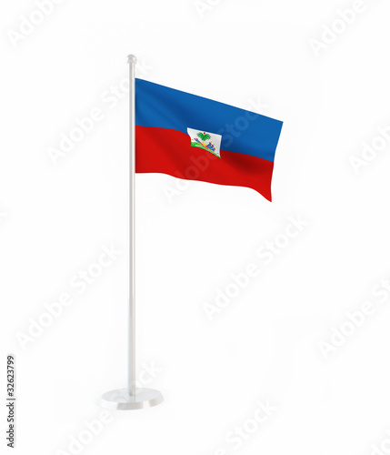 Free Download 3D flag of Haiti - GFXLoad